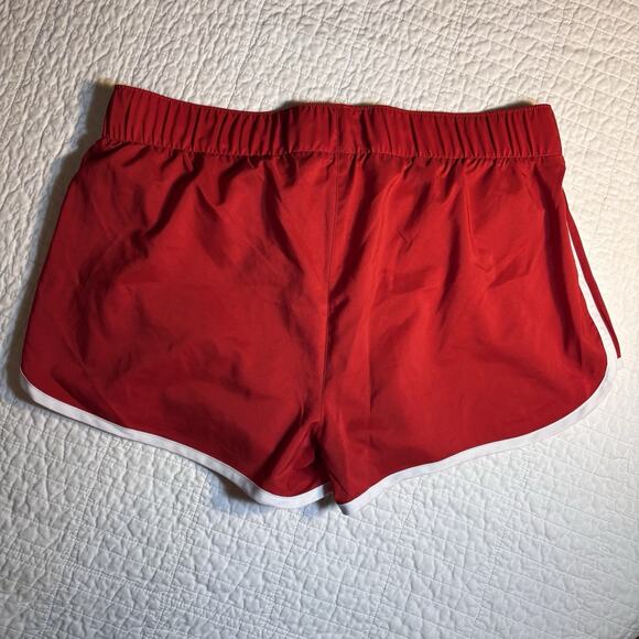 Adidas Climalite Women's L/G Large 3" Inseam Running Shorts Active Gym Red - Picture 2 of 4